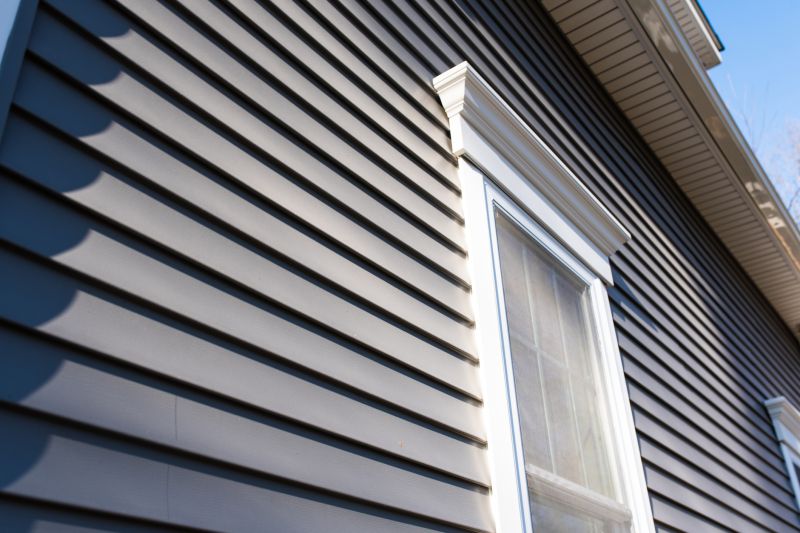 Side View of Completed Siding